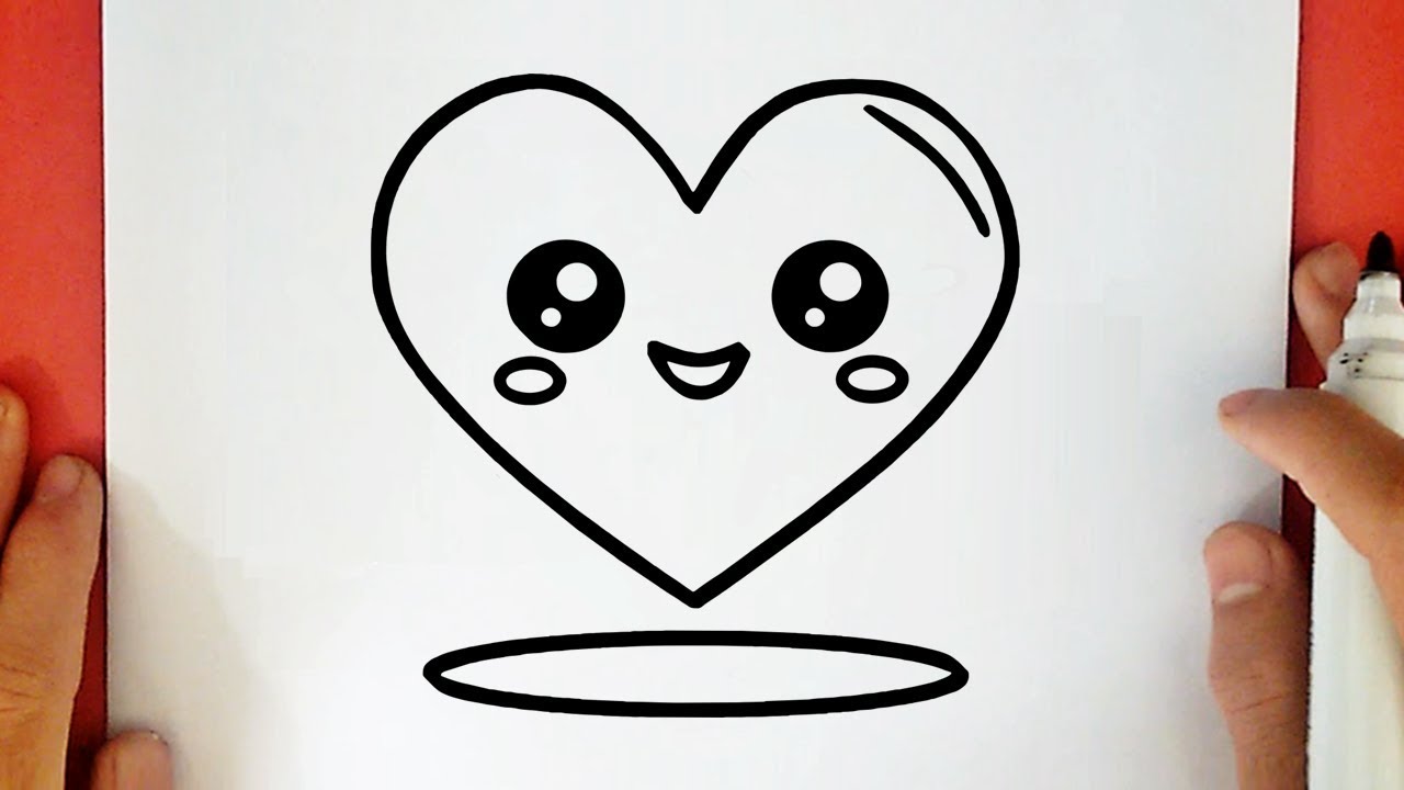 COME DISEGNARE UN CUORE KAWAII