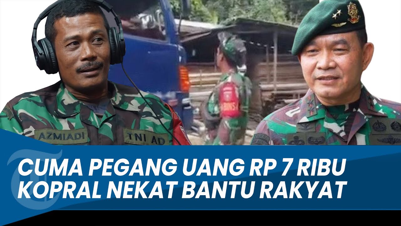 KOPKA AZMIADI Cuma Pegang Uang Rp 7 Ribu Nekat Bantu Rakyat - BABINSA GADAI MOTOR DEMI BANTU WARGA