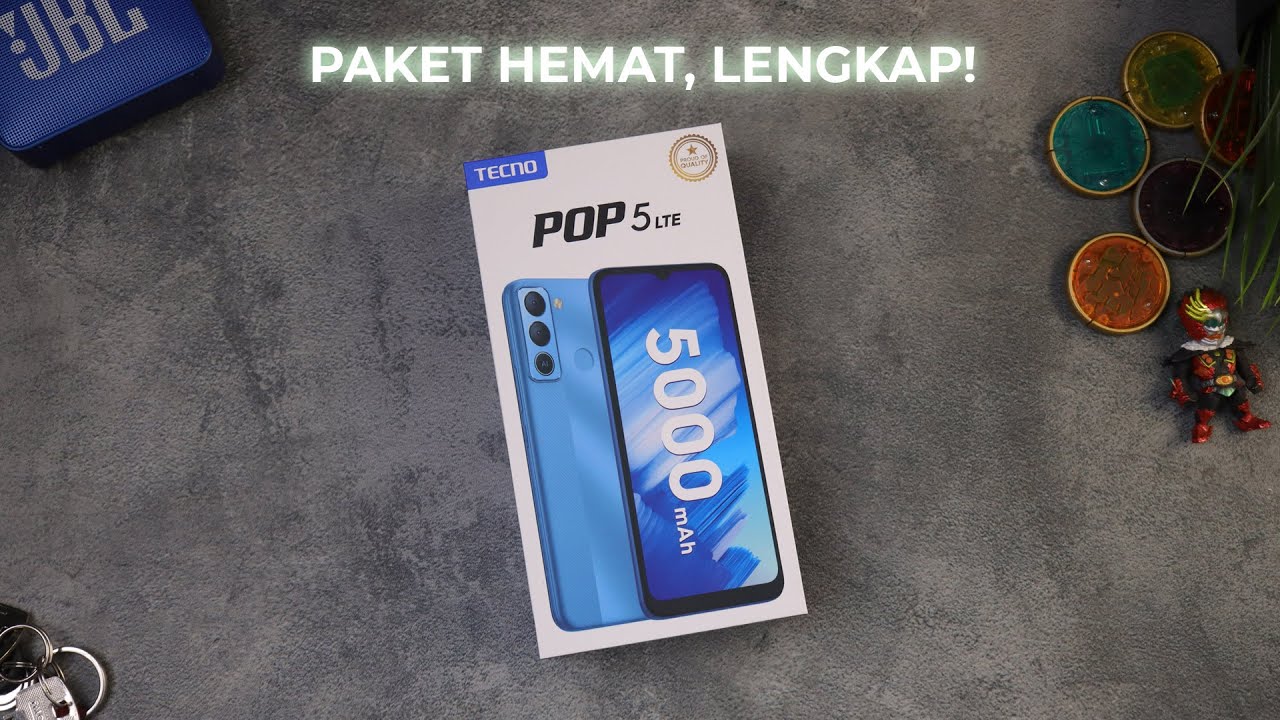 1,2-JUTAAN KUMPLIT EUY! Unboxing & Tes TECNO POP 5 LTE Resmi!