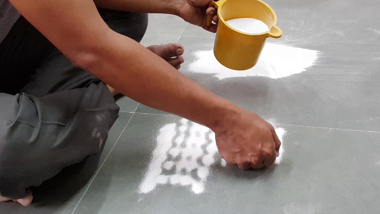 How to draw Sansksr Bharati Rangoli sarp resha