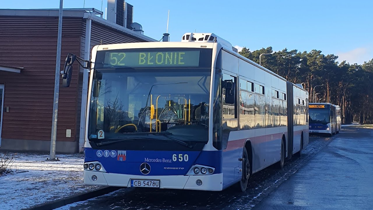 Przejazd linia 52 #650 mzk bydgoszcz