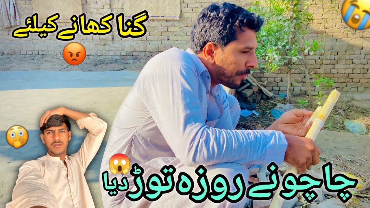 ChaCho ne Roza Torh dia 😱 ganna Khane ke ly 😡 Laqman ka account Ban ho gya 😳 #subscribe #vlog 