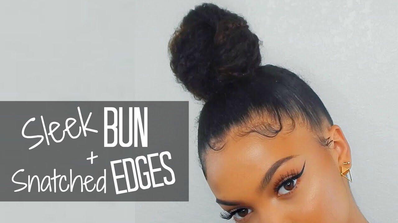 QUICK & EASY Sleek Top Knot + Baby Hair Tutorial