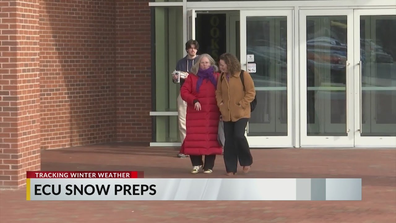 ECU calls off classes and events due to winter weather