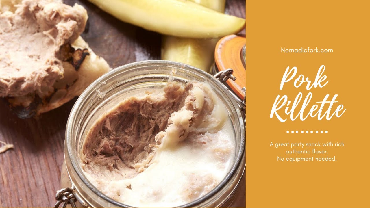 Pork Rillette Recipe. No equipment needed
