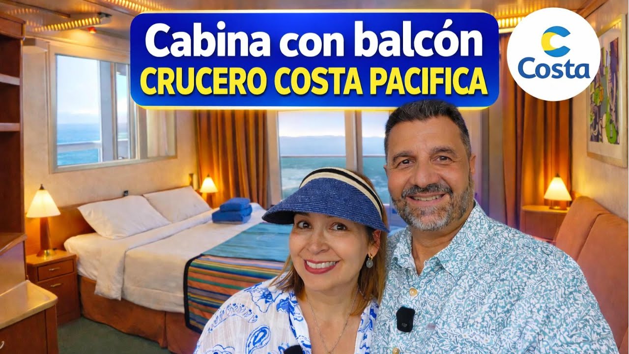 👉 Cabina con Balcón en el Costa Pacifica 🚢 | Desde La Romana República Dominicana @hellox2travels   Paola y Edgardo