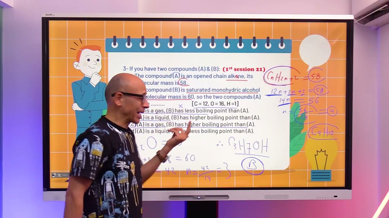 previous Exams Questions on Hydrocarbons | Senior 3