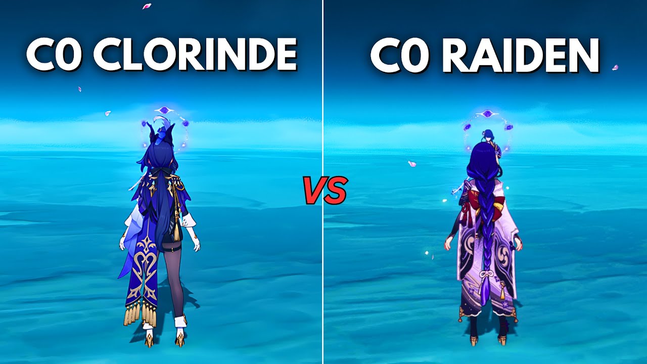 IS Raiden still the STRONGEST electro?? Raiden vs Clorinde ! [ Genshin Impact ]