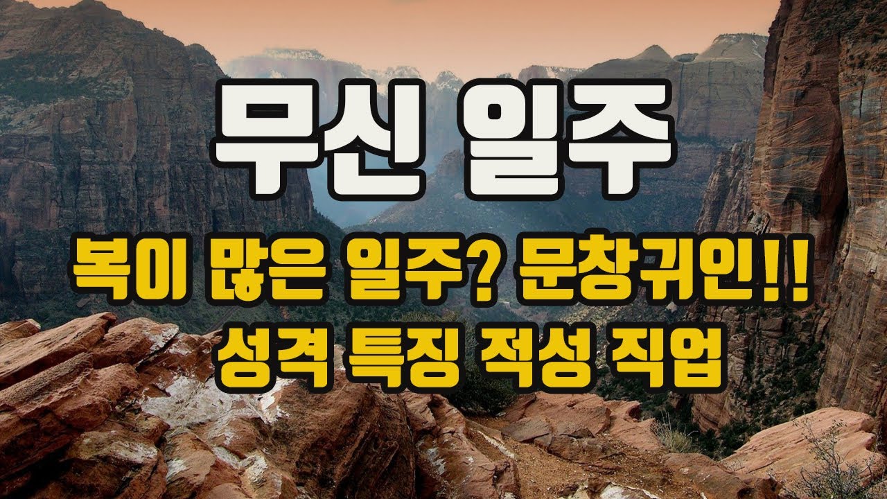 복이 많은 무신 일주