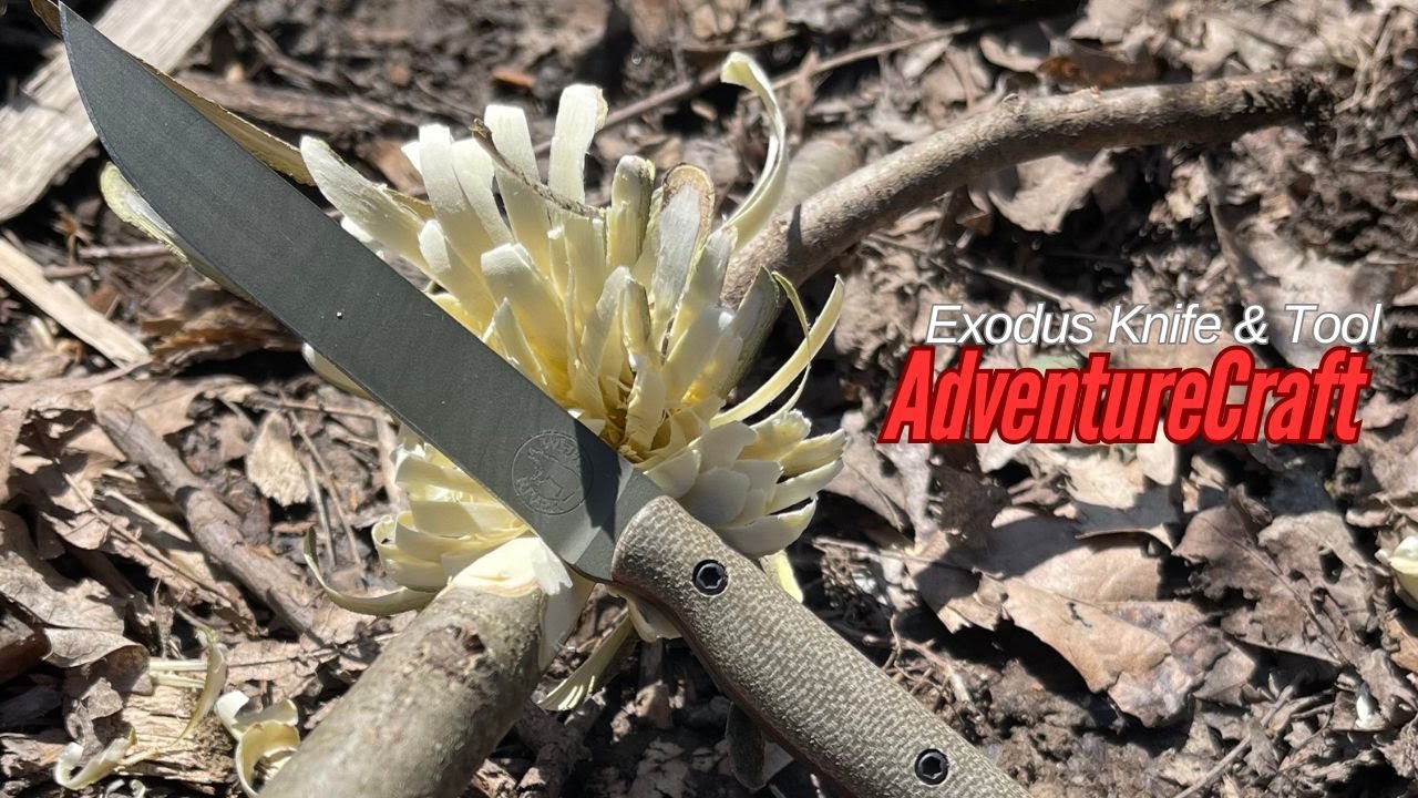 AdventureCraft Knife Destroys Aluminum….. Exodus Knife & Tool has a gem of a knife!
