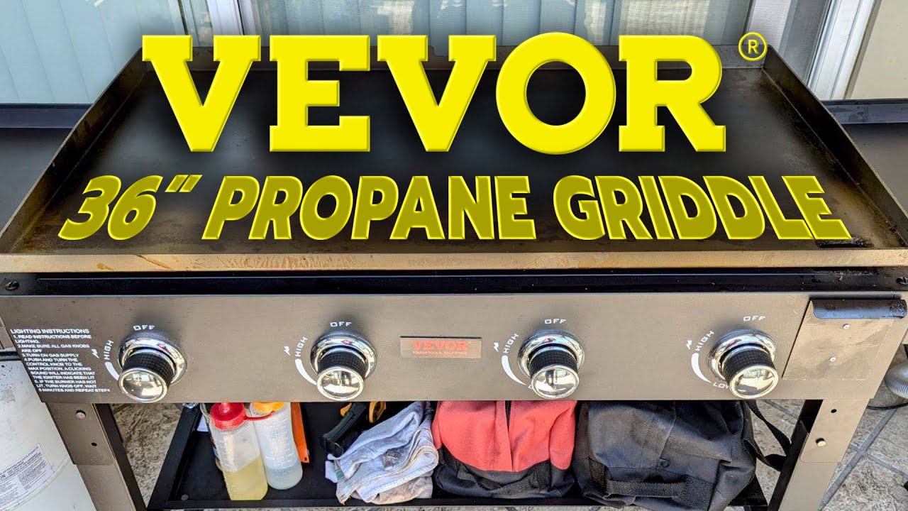 Vevor 36in Propane Griddle Review / Assembly / Sample Cooks