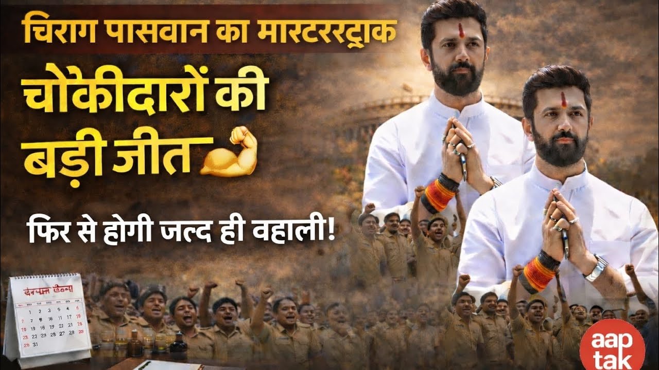Chirag का मास्टरस्ट्रोक?मोदी के हनुमान ने कर दिया कमाल,बिहार के लाखों चौकीदारों को मिलने जा रहा है.?