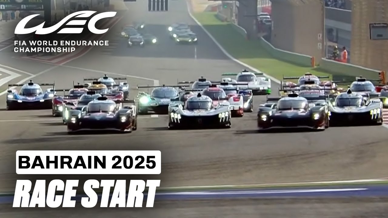 Race Start & Opening Lap | Bapco Energies 8 Hours of Bahrain 2025 | FIA WEC