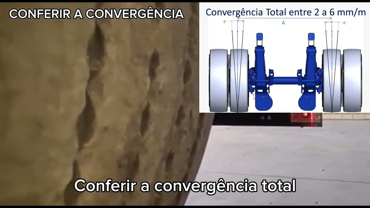 Procedimento para ajustar as ponteiras: Eixo Auto Direcional- Suspensão Pneumática - Modelo AirSteer