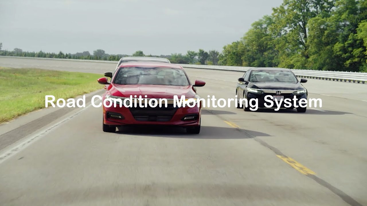 Honda Demonstrates Prototype Road Condition Monitoring System