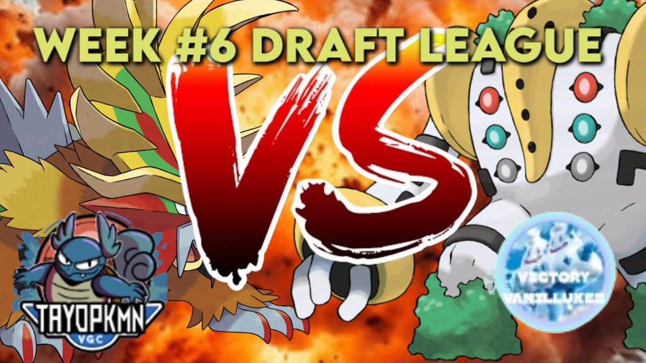 DRAFT LEAGUE WEEK 6 | TAYOPKMN VS MEMER #pokemon #vgc #draftleague