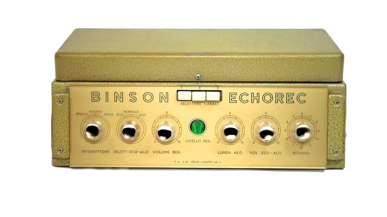 The Binson Echorec 1° Model 'T5E'