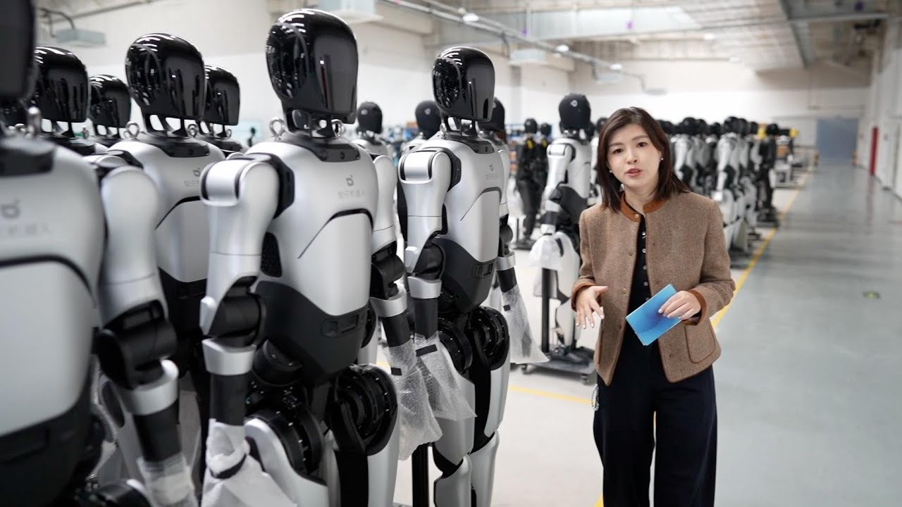 An exclusive look inside China's humanoid robot mass-production factory in Shanghai