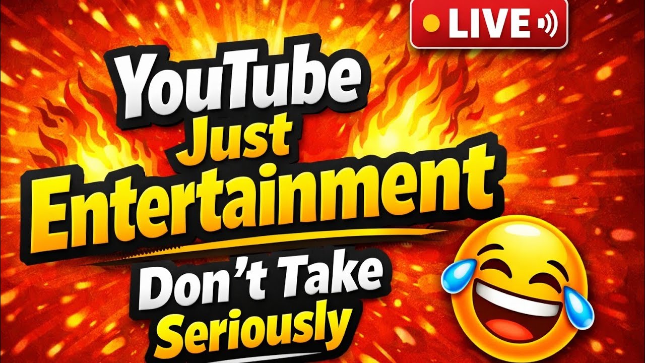 “Just Fun Live 😄 | Serious తీసుకోవద్దు ⚠️”👉 “Timepass Live 😎 | Only Entertainment 🔥”