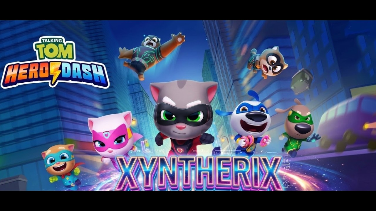 LIVE Talking Tom Hero Dash City Rescue! 🏙️ #Xyntherix