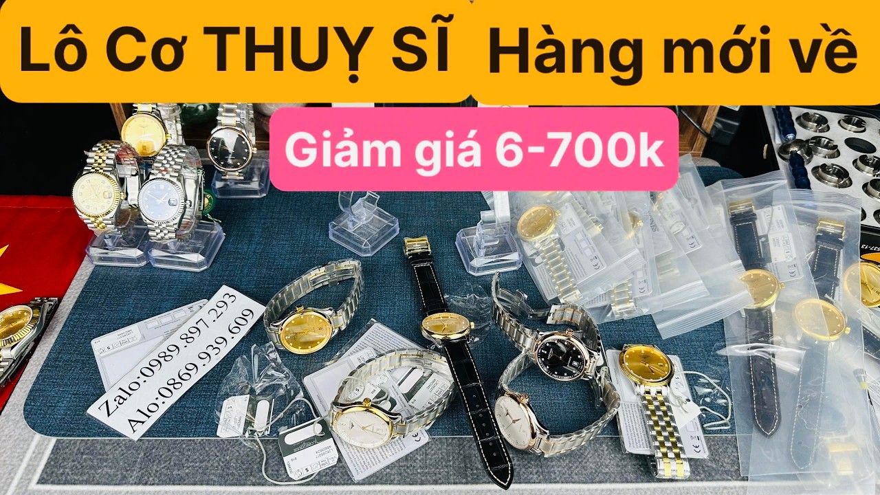 Khui Lô đồng cơ Thuỵ Sĩ Các Mẫu Đồng Hồ Cơ Thuỵ VIP