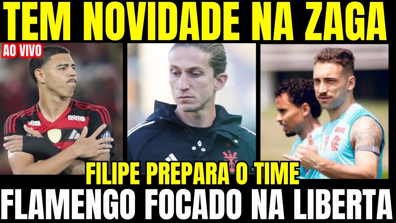 FILIPE LU&Iacute;S PREPERA O TIME CONTRA O RACING I MARACAN&Atilde; TER&Aacute; CASA CHEIA I TREINO DO FLAMENGO
