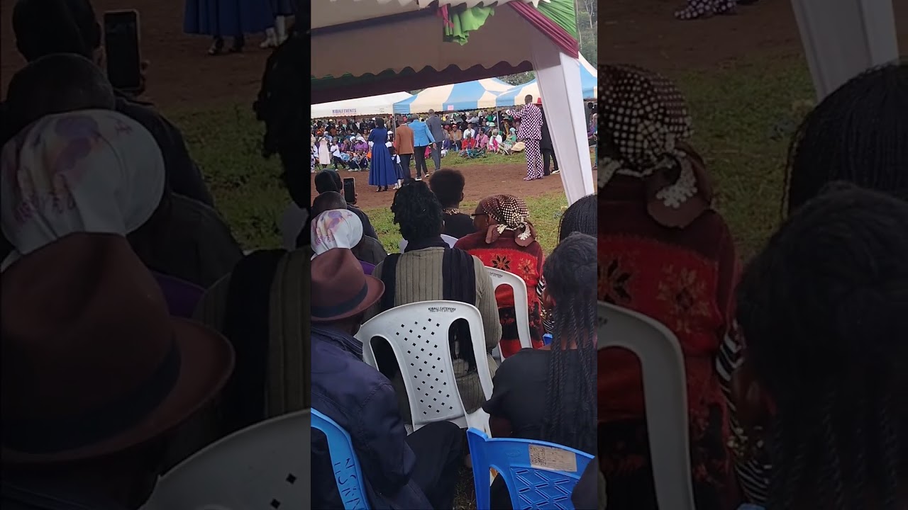 Embarambamba performing during the funeral of Ombiro Obokano's mother in Menyinkwa 