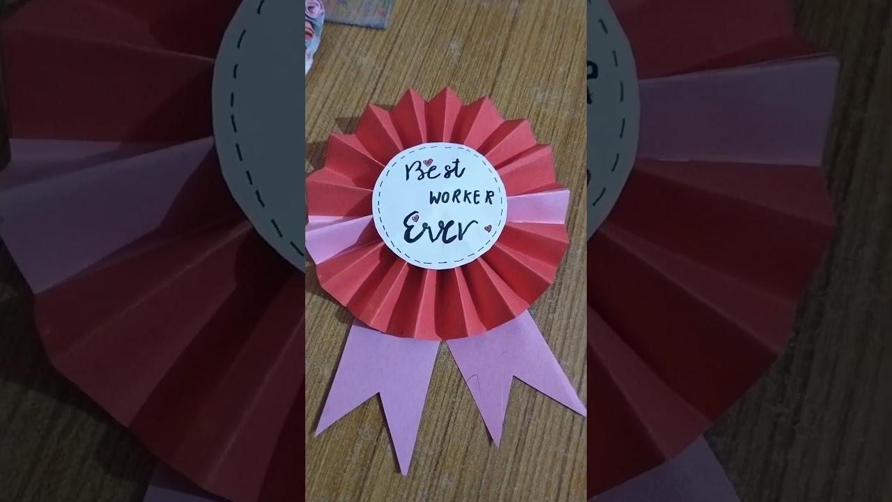 Labour Day Badge idea || Beautiful ❤️||like and subscribe please 🥺🙏||