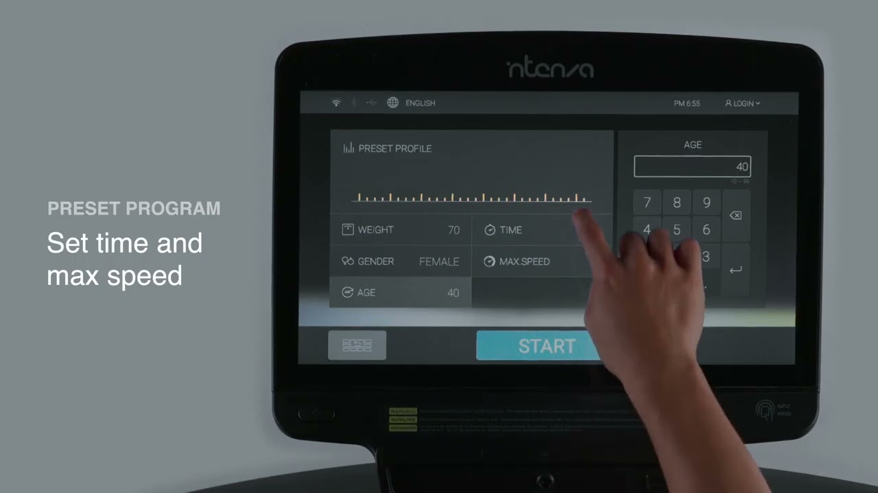 Intenza 550 e2+ console Demo