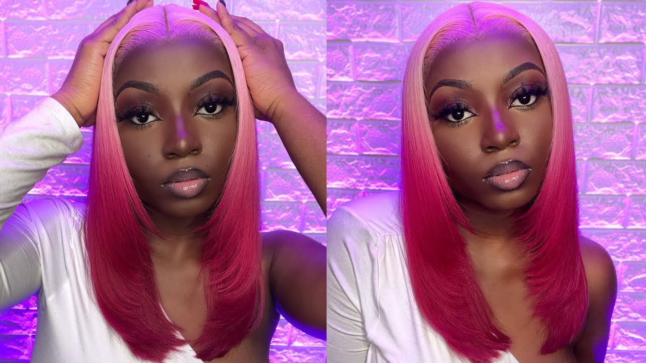 Strawberry Red Velvet Hair 🍰  | Color + Frontal Wig Install | The Love Series EP 3