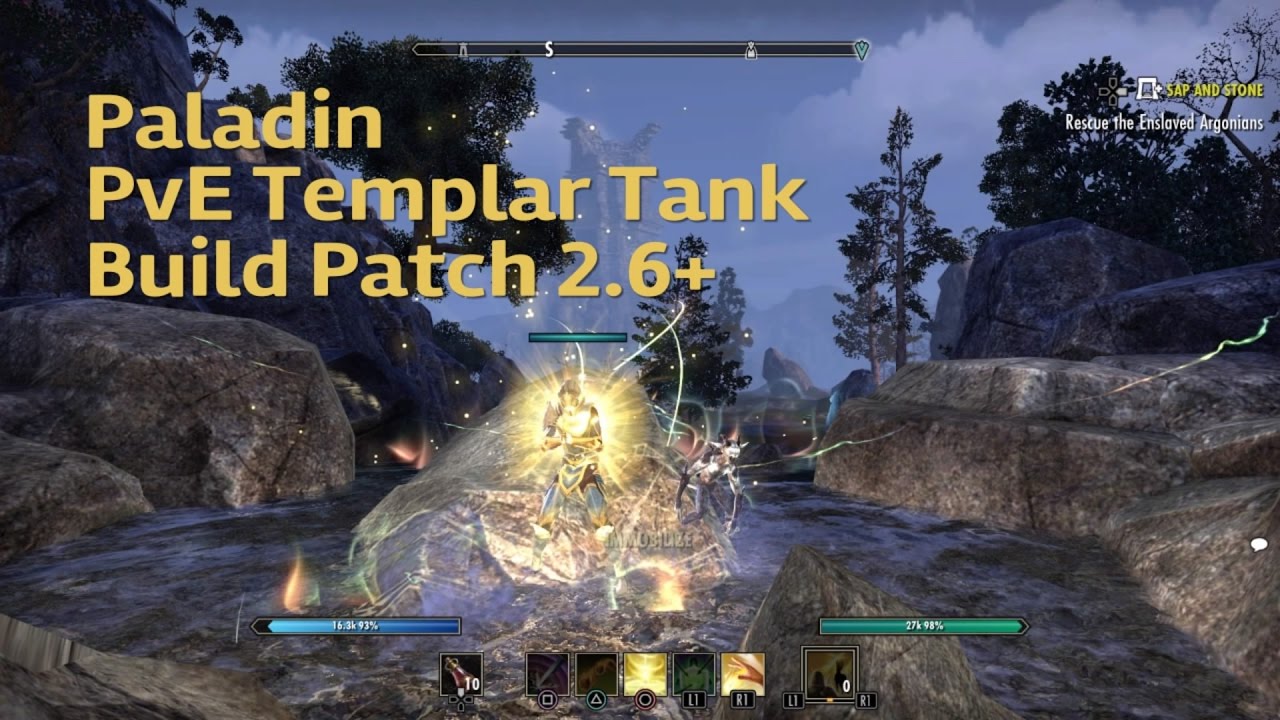 Paladin - Templar Tank PvE Build for 2.6 +