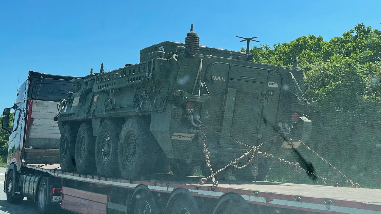 American Stryker APC&rsquo;s in Denmark