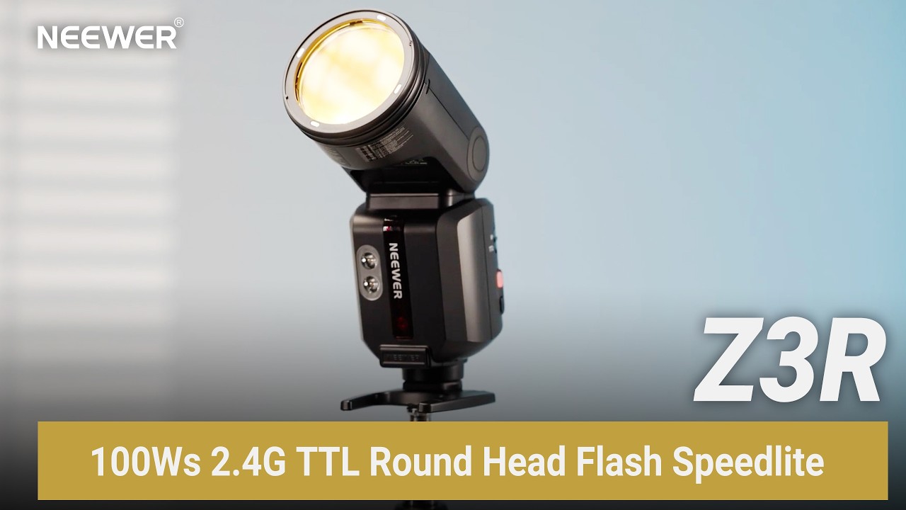 Introducing the NEEWER Z3R 100Ws 2.4G TTL Round Head Flash Speedlite