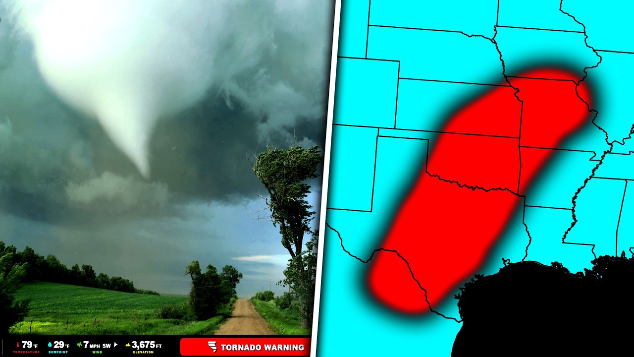 🔴LIVE | TRACKING TORNADO THREAT TODAY | LIVE STORM CHASER