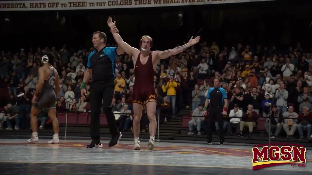 Gopher Wrestling Routs Michigan State