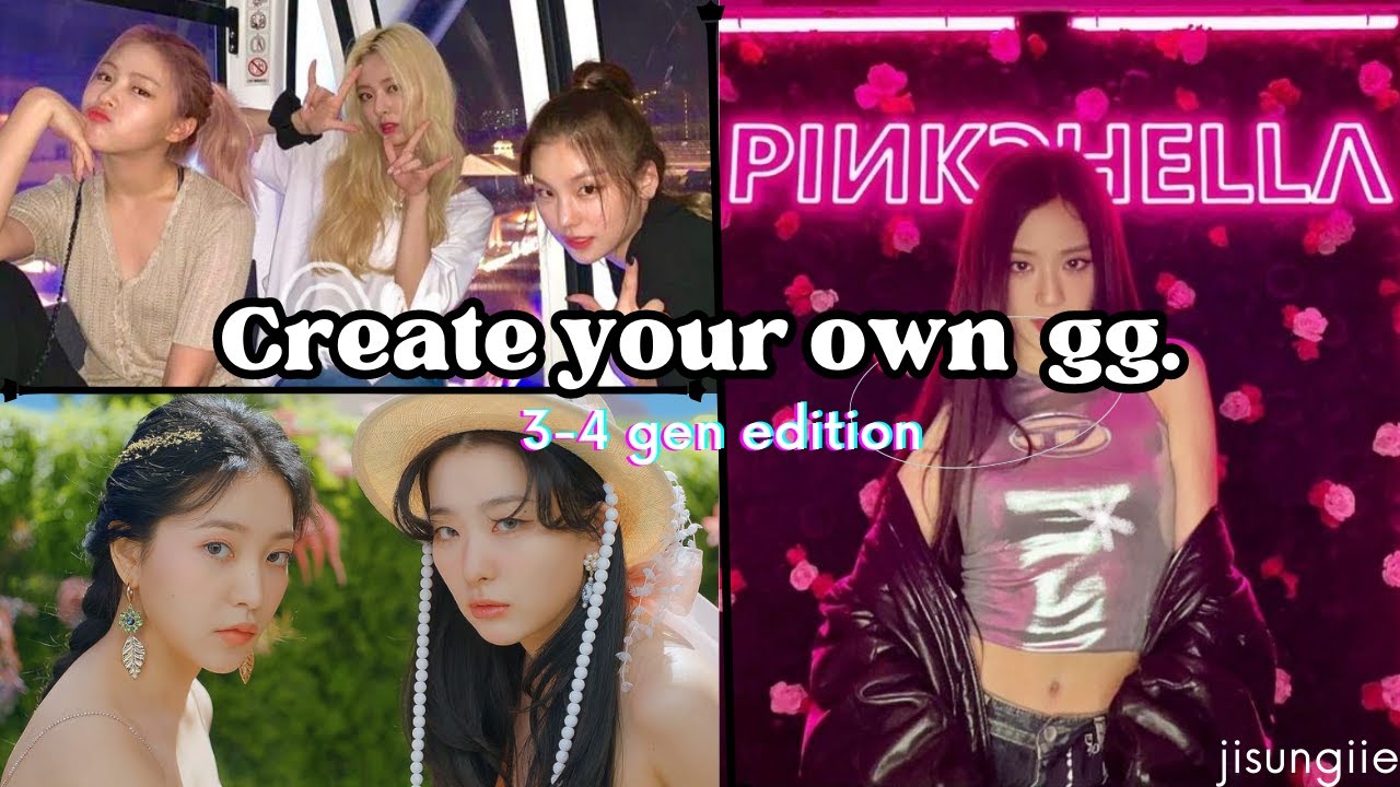 KPOP GAME ⎮ create your own 3 4th gen K pop girl group