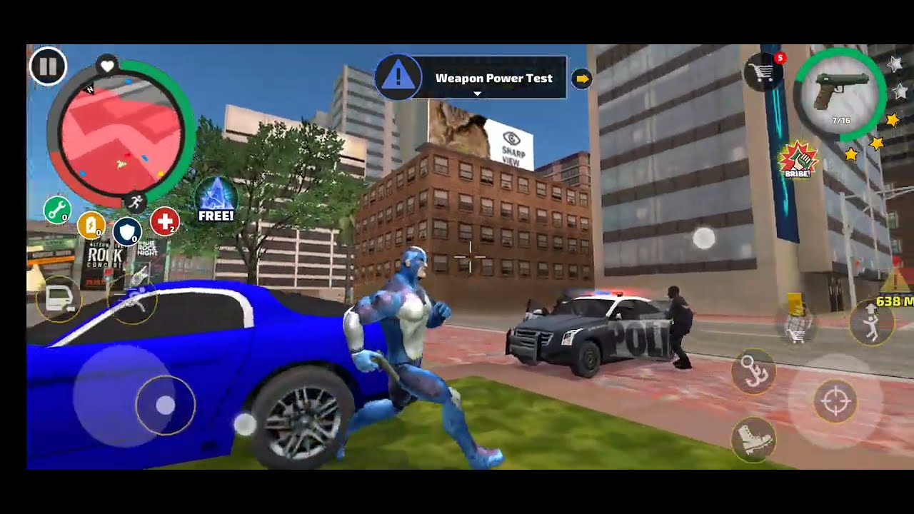 Spider man chased by police for stealing car and killing