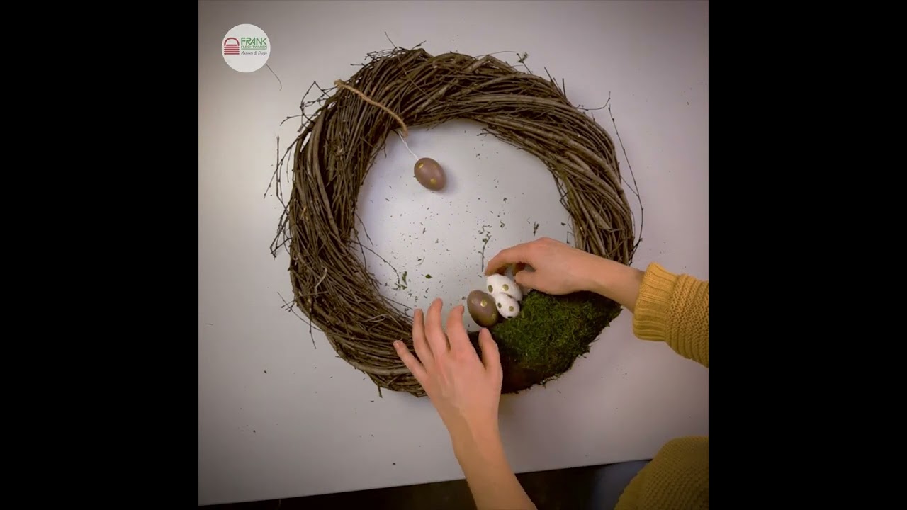 Frank Flechtwaren - be creative Deko-Tipp : Rustikale Osterdeko