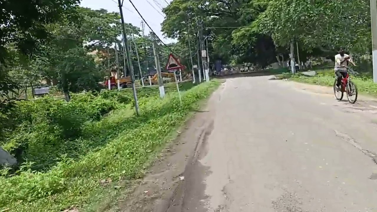 My first vlog @jhalukbari ayurbedik hospital road