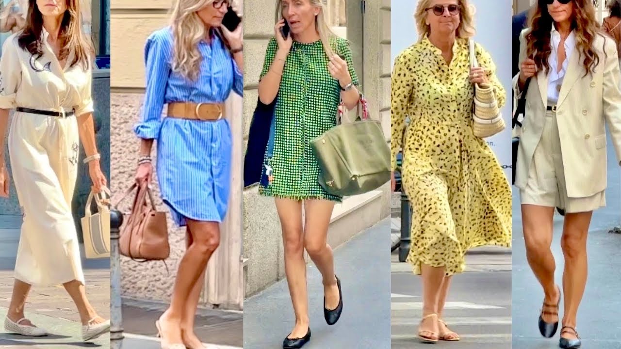 June 2026☀️Italian Summer Looks 🇮🇹Elegant and Comfortable Outfits. Milan Street Fashion #voguekorea 