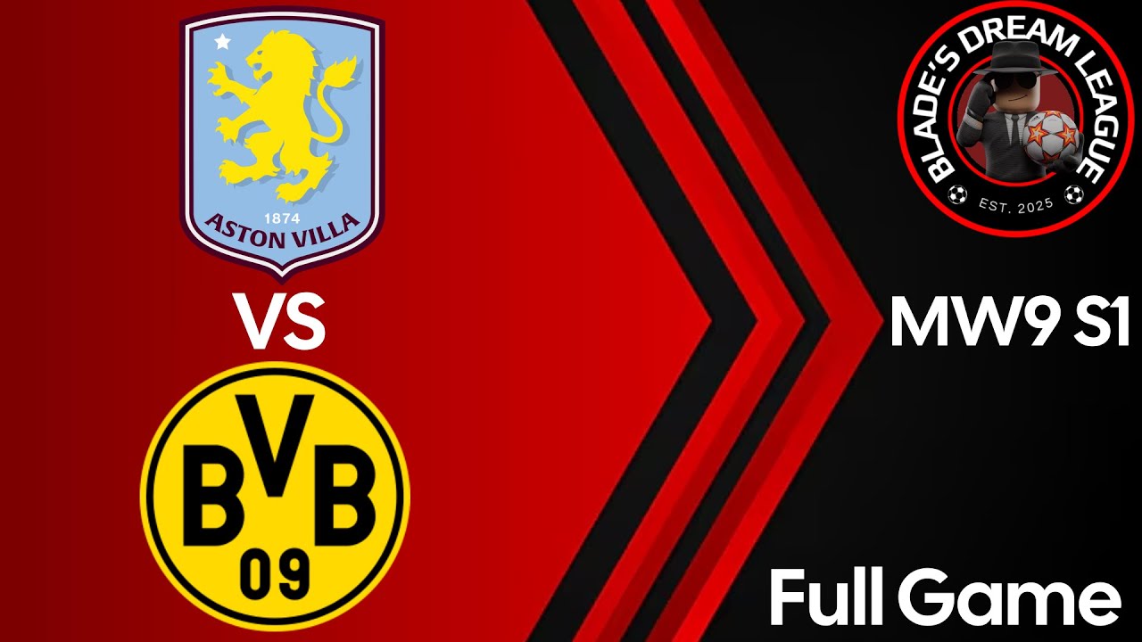 Aston Villa vs Borussia Dortmund GW8 BDL S1