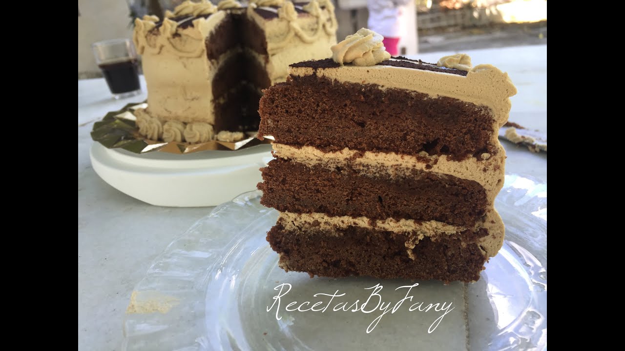 Tarta de Moka - Layer Cake - Café y Chocolate - Recetas By Fany