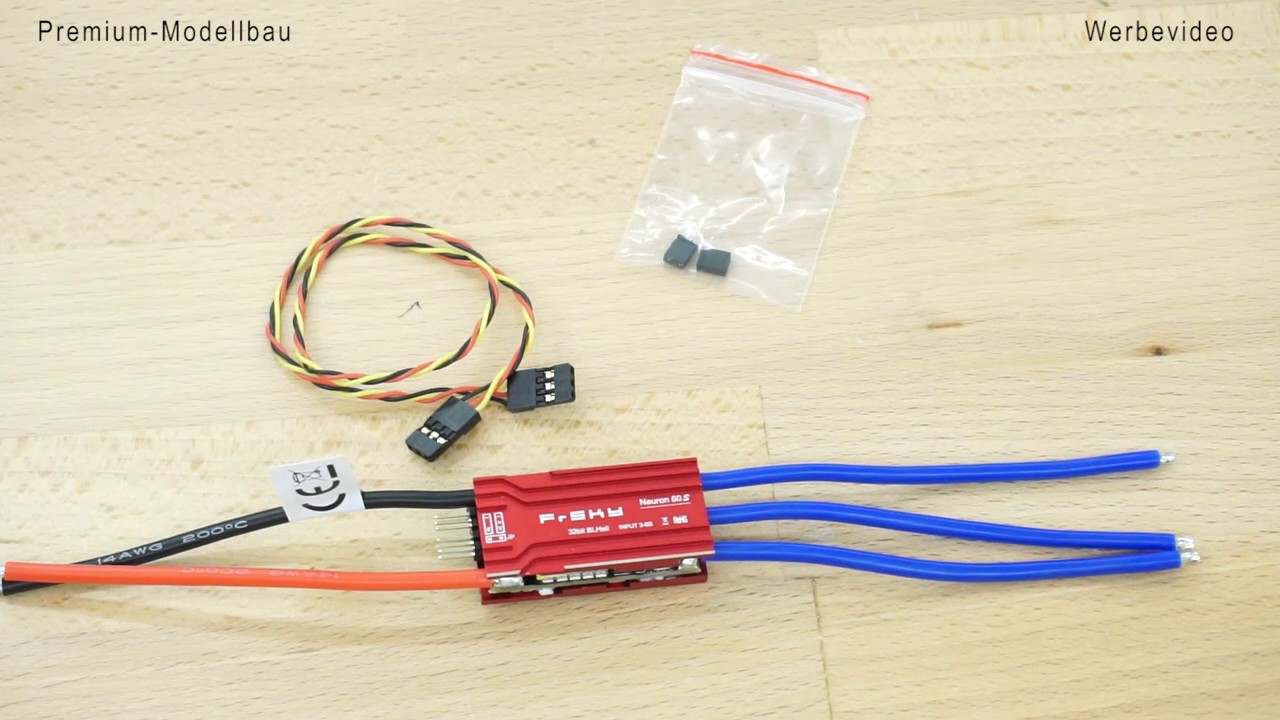 Frsky Neuron 60S Brushless Regler mit Telemetrie (Kurzvorstellung) Deutsch - 1 v 3