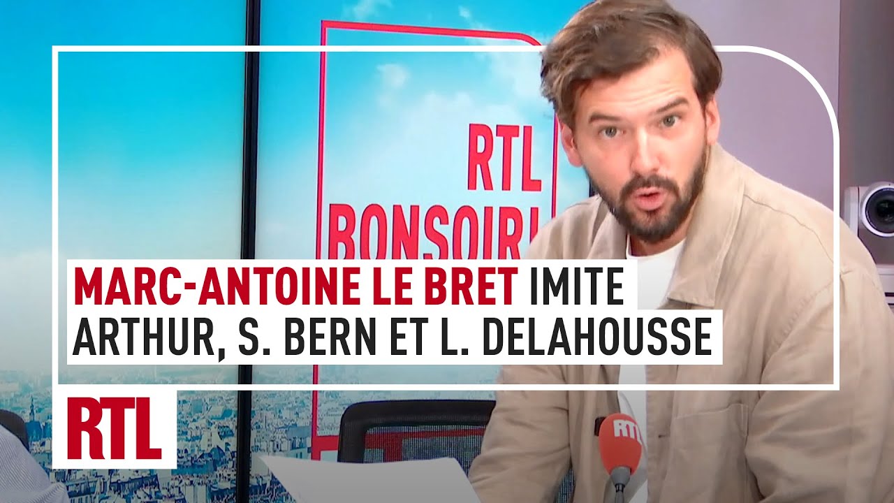 Marc-Antoine Le Bret imite Arthur, Stéphane Bern, Olivier de Kersauson et Laurent Delahousse