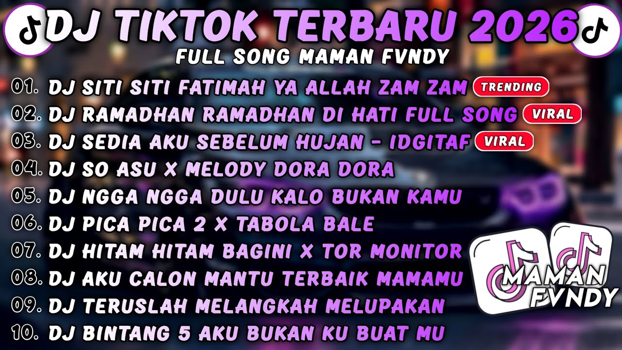 DJ TIK TOK TERBARU 2026🎵DJ SITI SITI FATIMAH YA ALLAH🎵DJ SA CERITAKAN PADA BINTANG BINTANG🎵