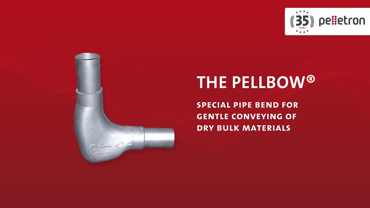 Pellbow® | Pipe bend for gentle conveying of dry bulk materials