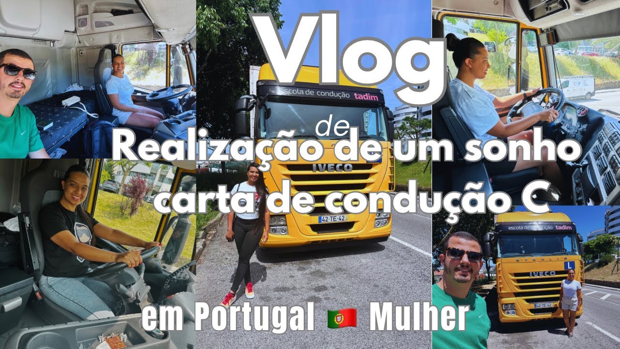 Tirei a Carta de Pesados (Categoria C) em Portugal! Realizei o SONHO de Infância