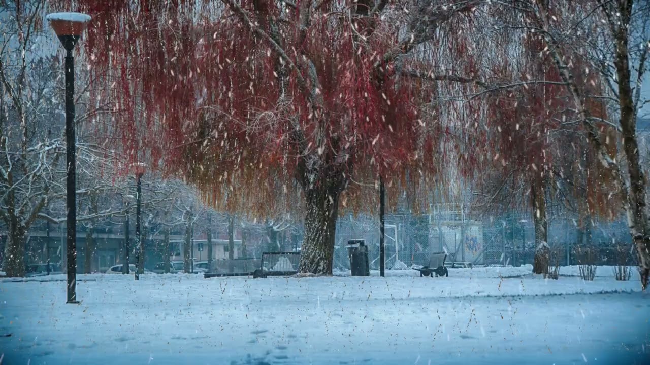 Neve che cade rumore bianco per dormire ASMR