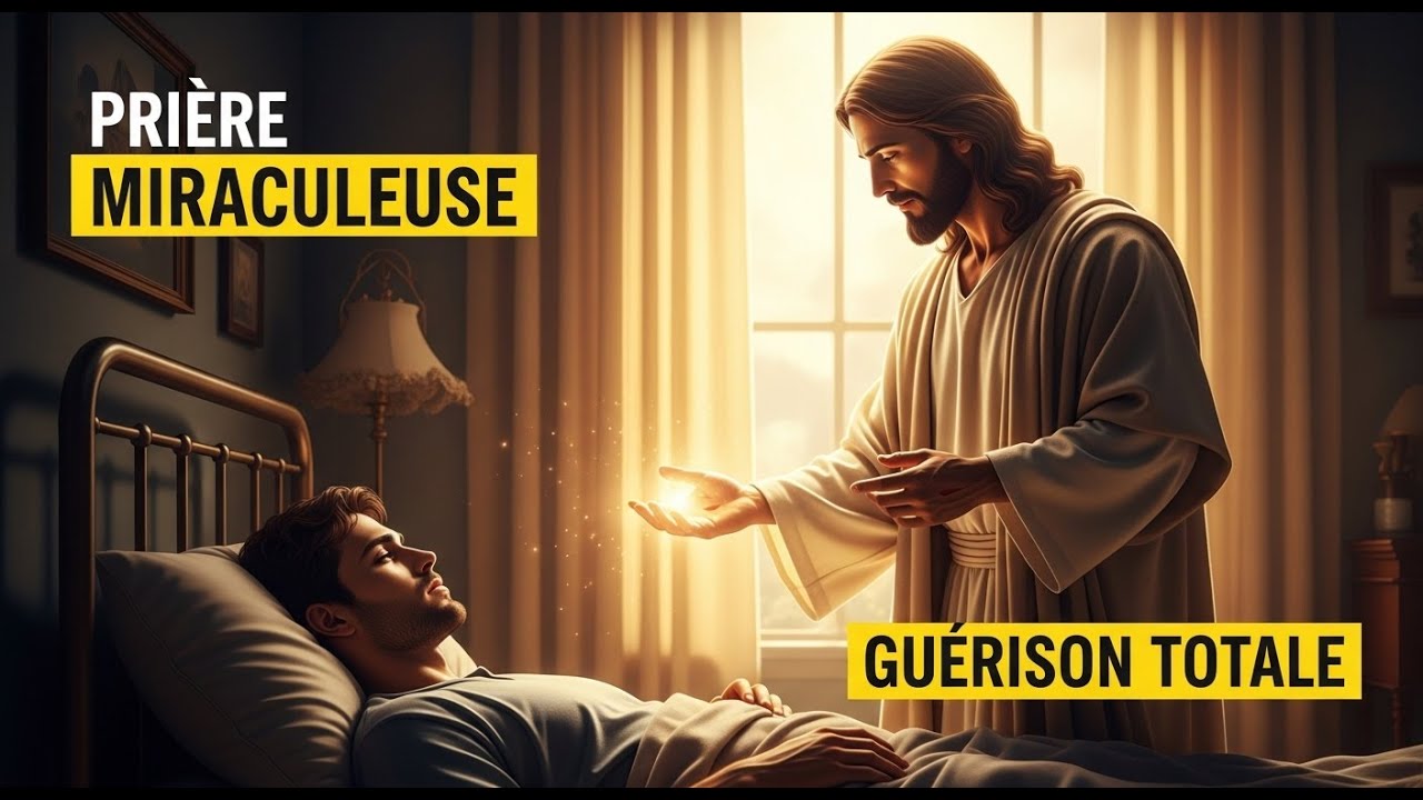 DIEU TE GUÉRIT DE LA TÊTE AUX PIEDS AVEC CETTE PRIÈRE MIRACULEUSE DE GUÉRISON