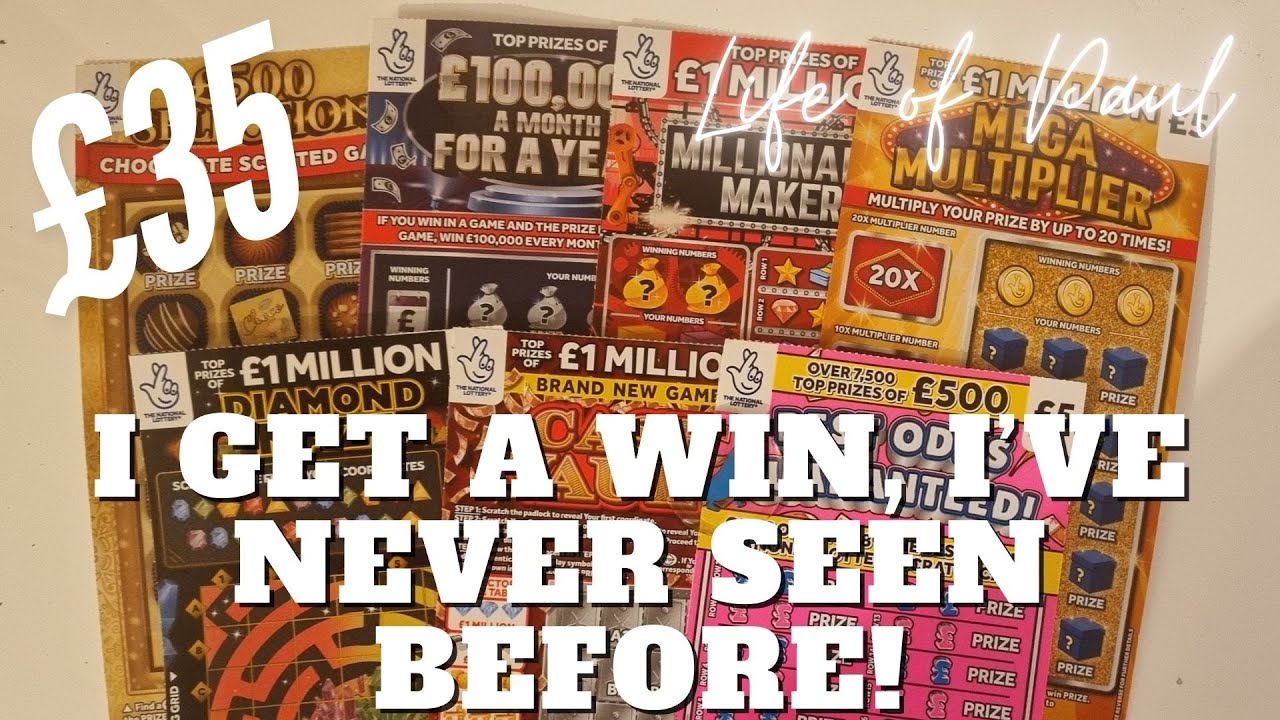 I get a scratch card win that I've never seen before!